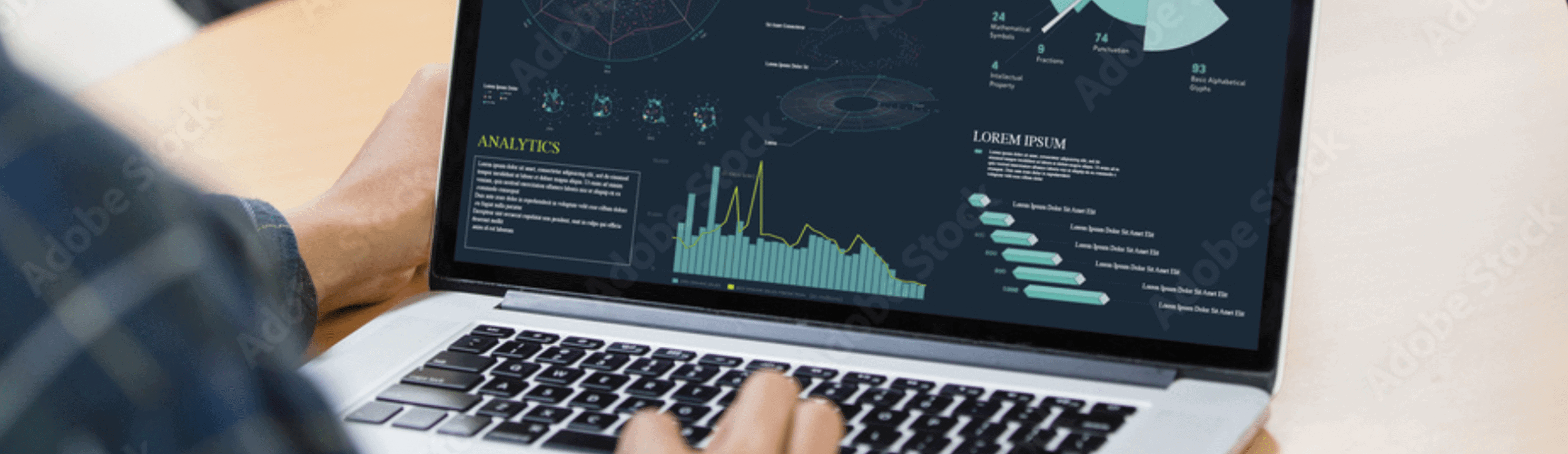 Computer with Charts